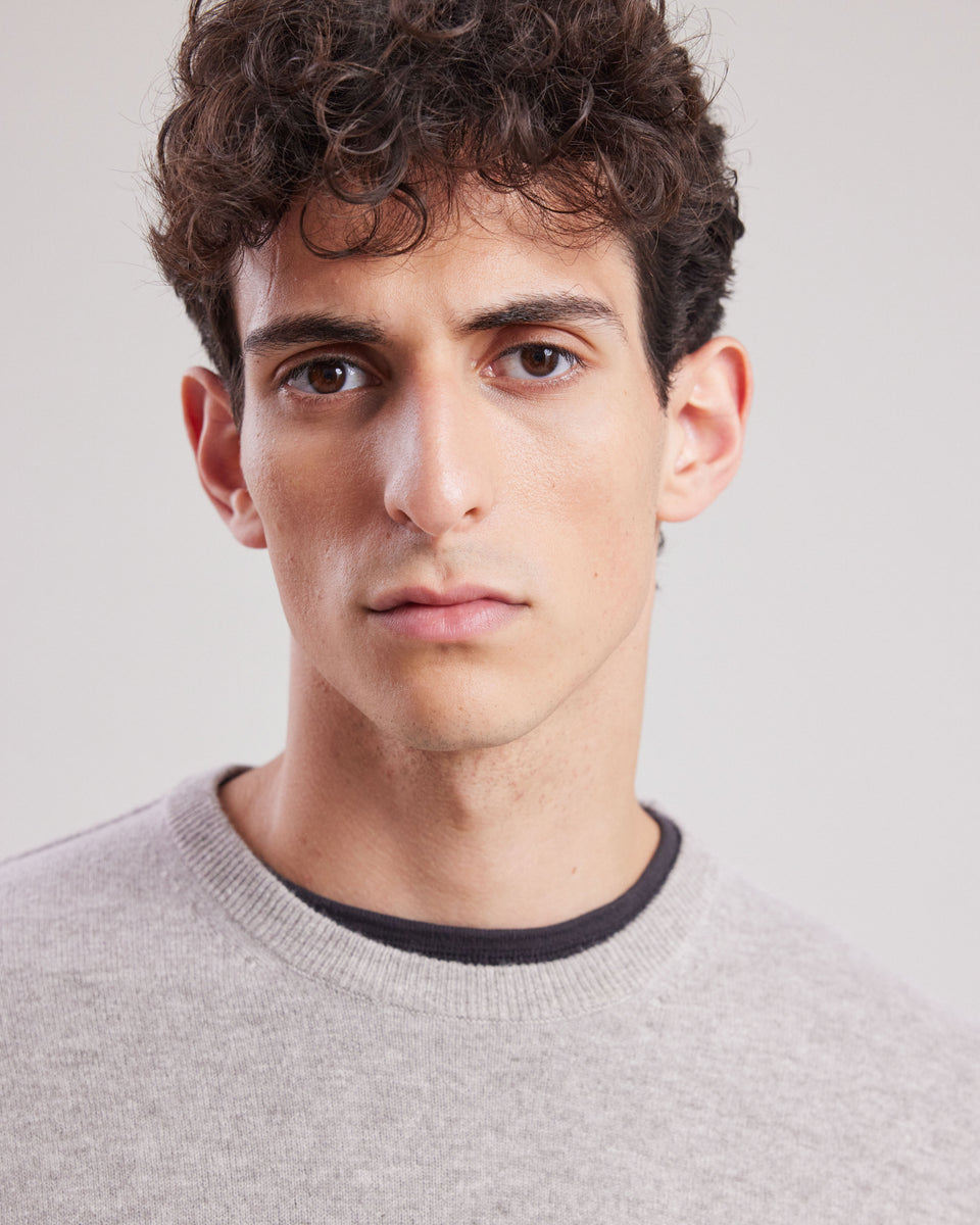 Pull Homme en laine & cachemire Naturel - Image alternative